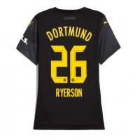 Stroje piłkarskie Borussia Dortmund Julian Ryerson #26 Koszulka Wyjazdowej dla damskie 2024-25 Krótki Rękaw